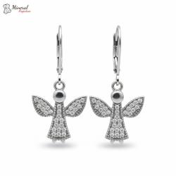 Dámské stříbrné náušnice AG