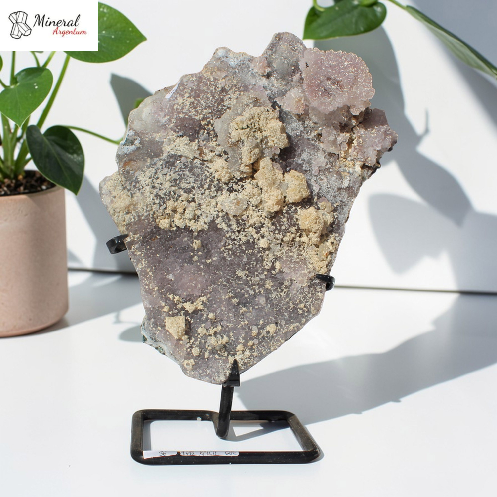 Ametystová drúza s Kalcitem 2,136 kg