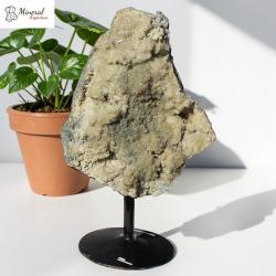 Kalcitová drúza na kovovém stojánku 16,85 kg