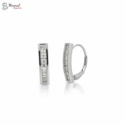 Dámské stříbrné náušnice AG