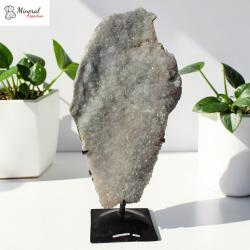 Ametystová drúza na kovovém stojánku 5,094 kg