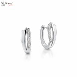 Dámské stříbrné náušnice AG