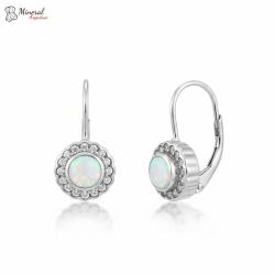 Náušnice ze stříbra a Opálu