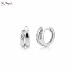 Dámské stříbrné náušnice AG