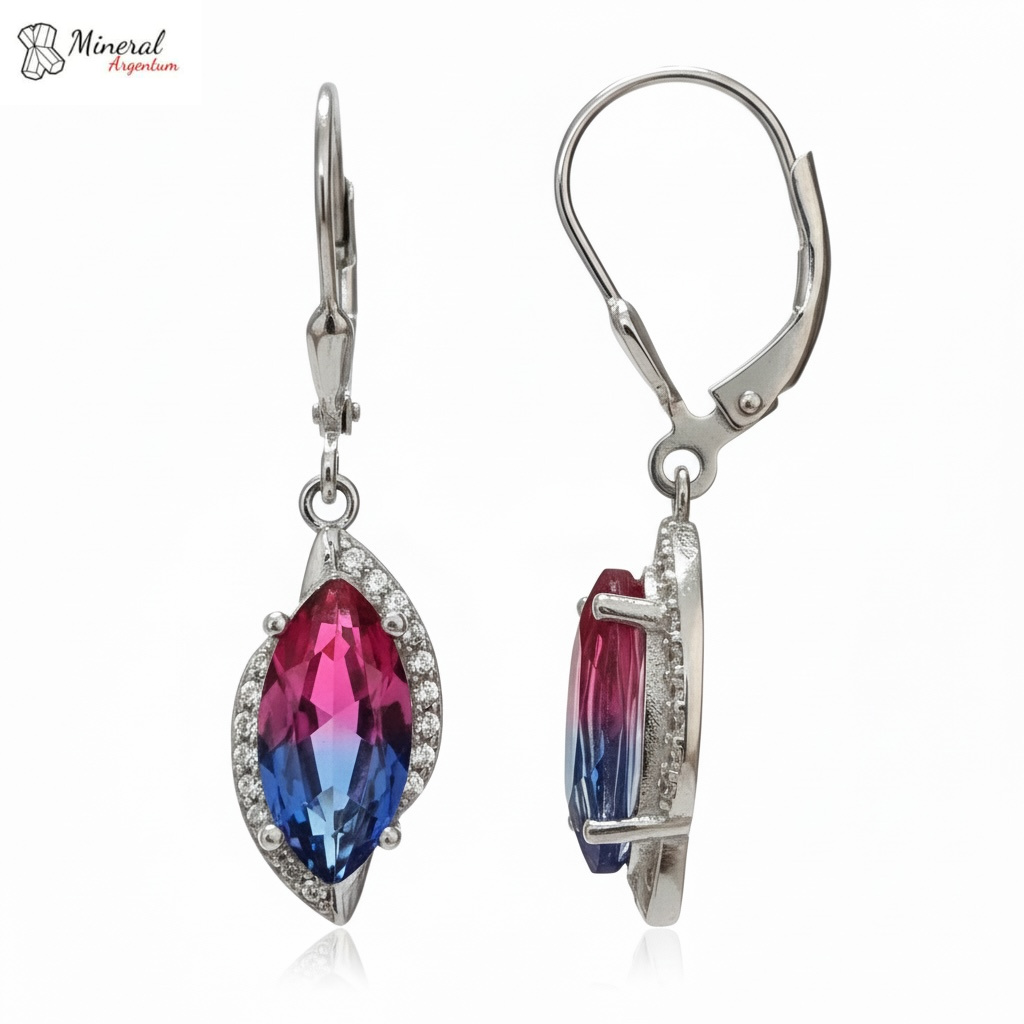 Dámské stříbrné náušnice AG