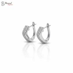 Dámské stříbrné náušnice AG