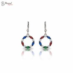 Dámské stříbrné náušnice AG