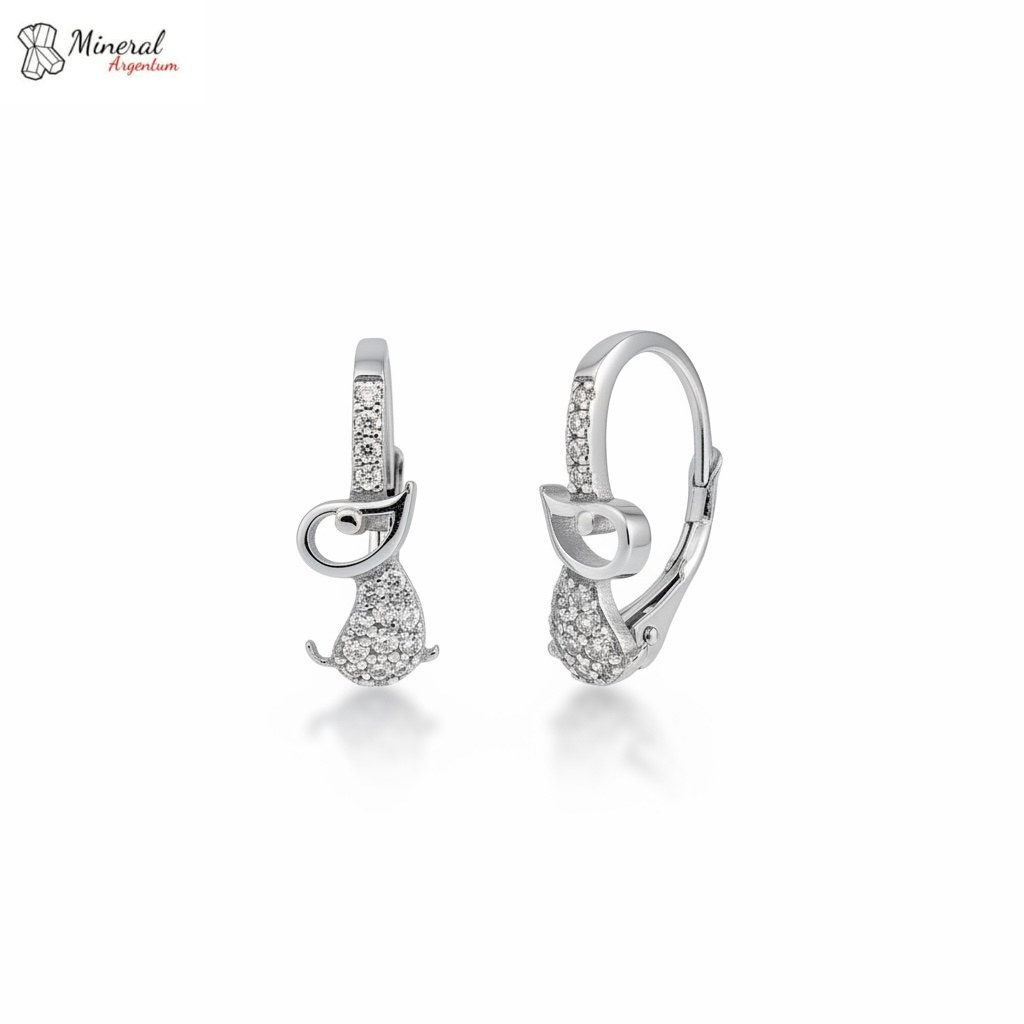 Dětské stříbrné náušnice AG