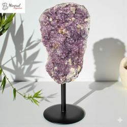 Ametystová geoda na kovovém stojanu 52 kg
