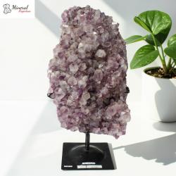 Ametystová drúza na kovovém stojánku 9,05 kg