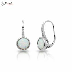 Náušnice ze stříbra a Opálu