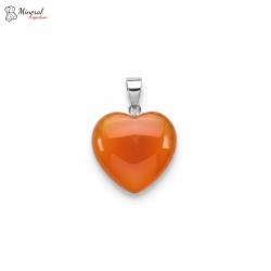 Přívěsek z Karneolu ve tvaru srdce