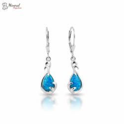 Náušnice ze stříbra a Opálu