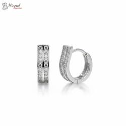 Dámské stříbrné náušnice AG