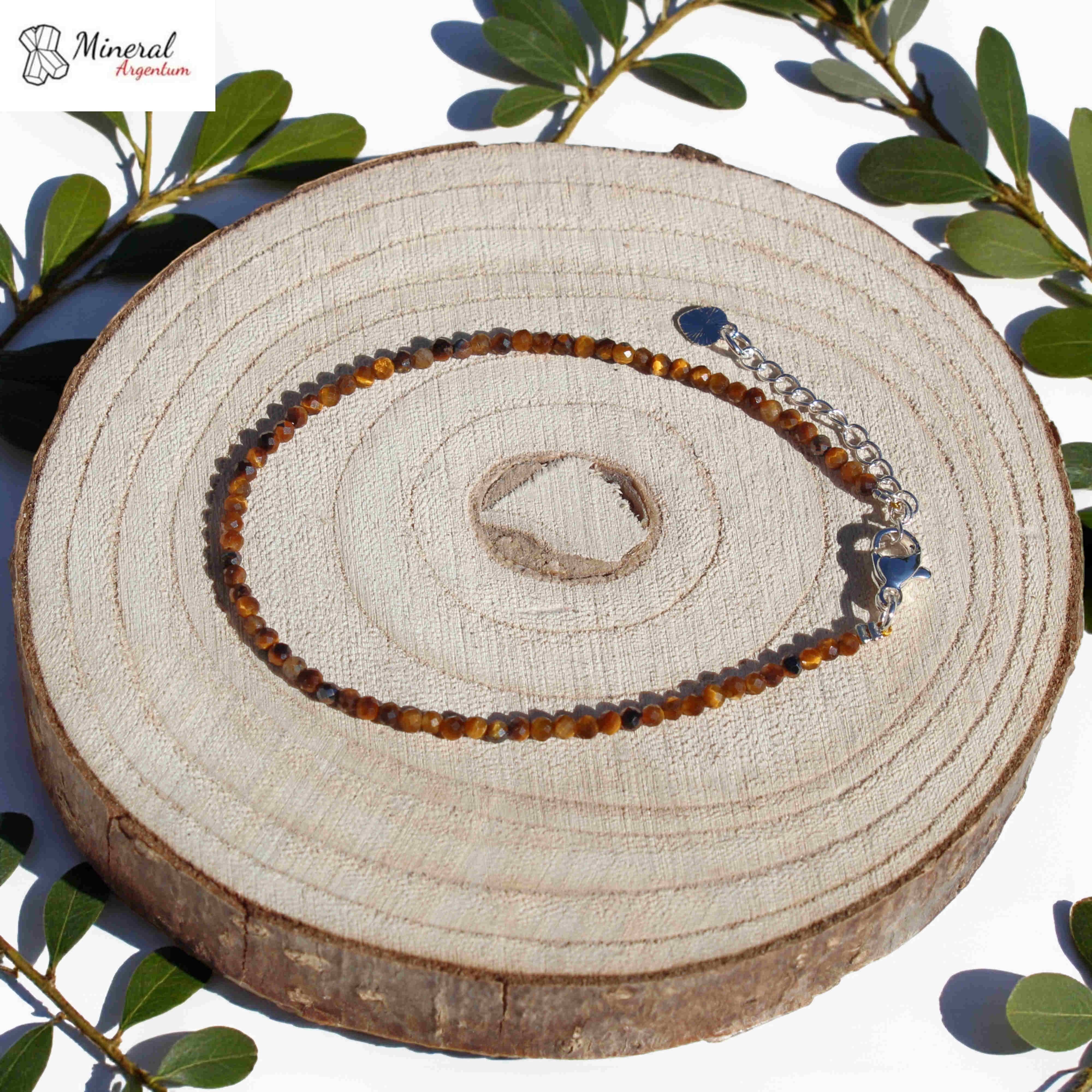 Fazetovaný náramek z Tygřího oka