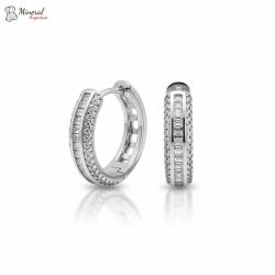 Dámské stříbrné náušnice AG