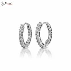 Dámské stříbrné náušnice AG