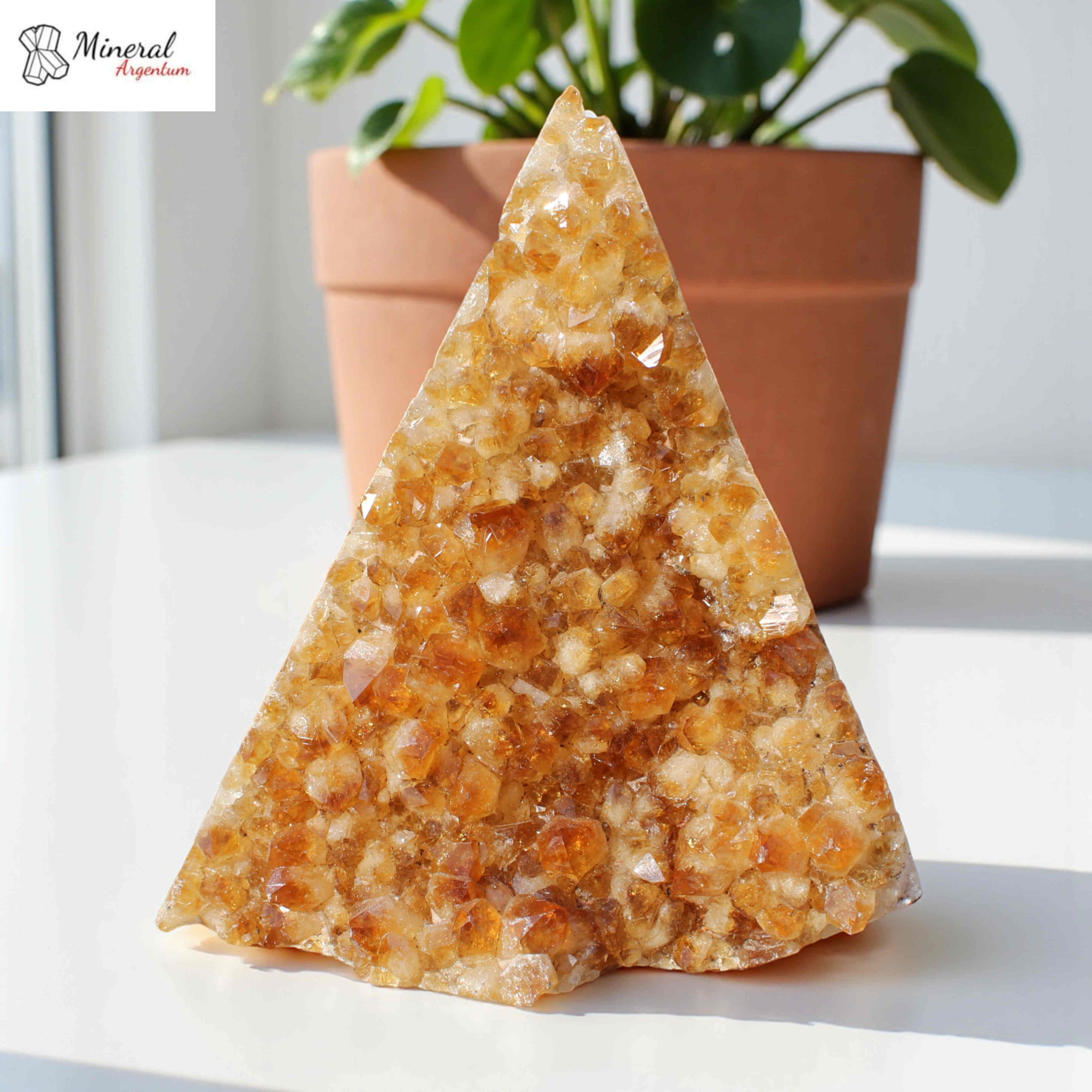 Citrínová drúza 1,820 kg