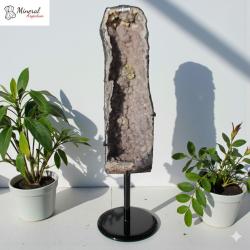 Ametystová geoda na kovovém stojanu 54,65 kg